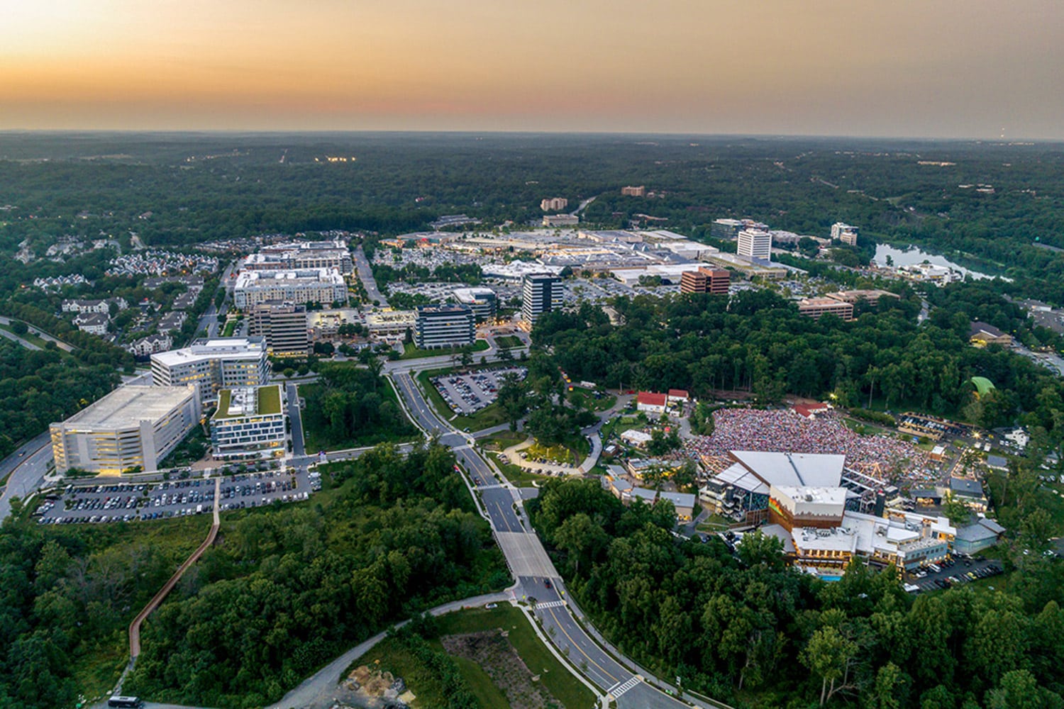 Columbia, Maryland aerial image